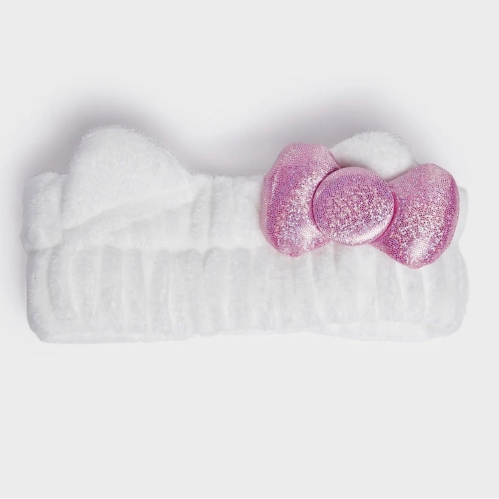 NWT SANRIO HELLO KITTY BLING PLUSH HEADBAND & Limited Edition Handy Dandy Cream - Picture 4 of 5